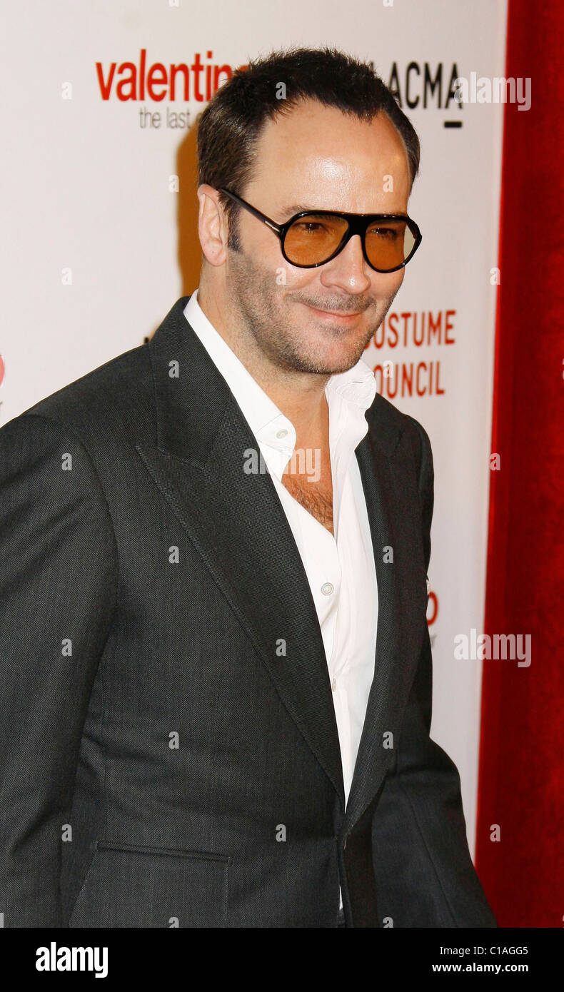 Tom Ford wearing Tom Ford FT0374 col 28F at movie premiere of True