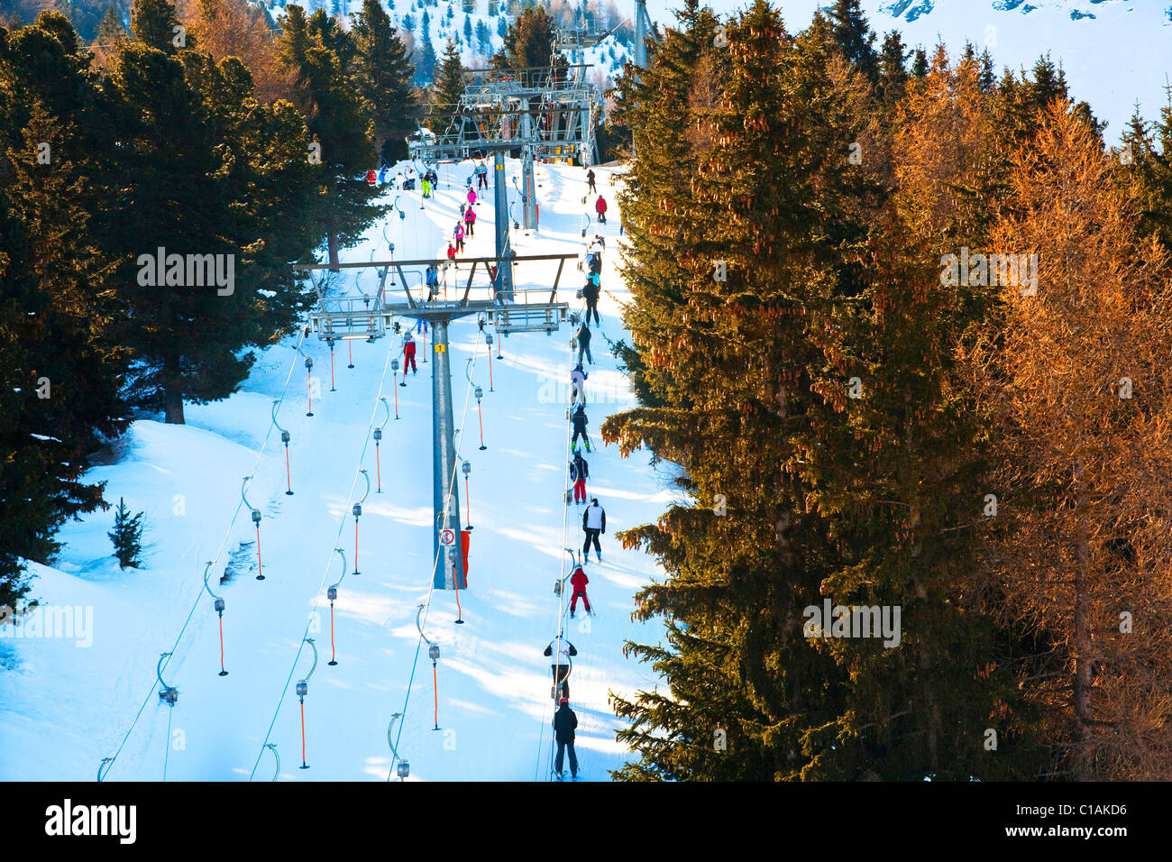 Skilift, Bormio, Sondrio, Lombardy, Italy, Europe Stock Photo - Alamy