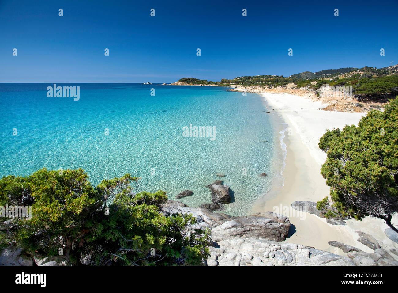 Cala Piscadeddus bay, Capo Boi, Villasimius (CA), Sardinia, Italy, Europe  Stock Photo - Alamy
