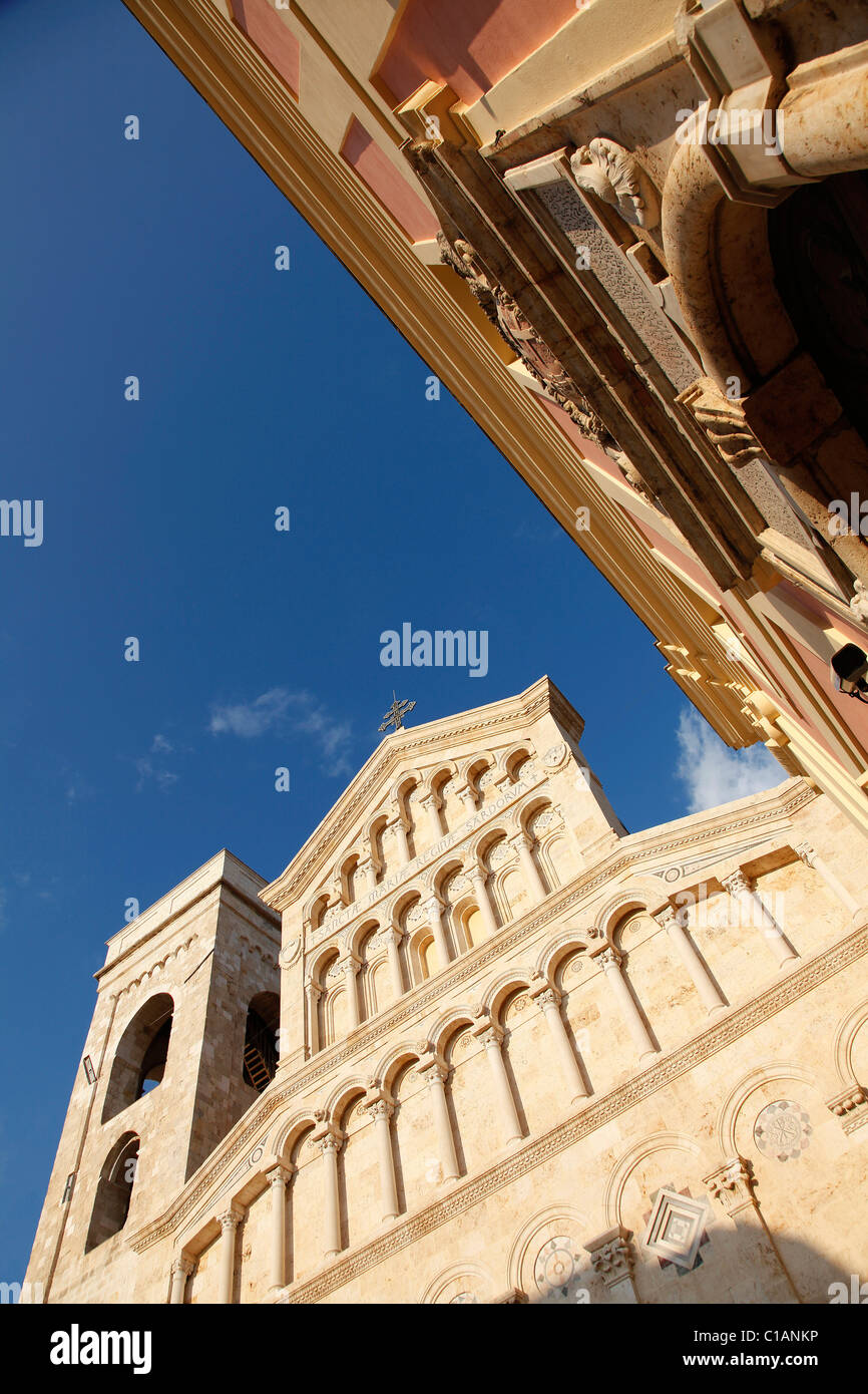 Cattedrale di Cagliari cathedral, Santa Maria, Castello, Cagliari (CA) , Sardinia, Italy, Europe Stock Photo