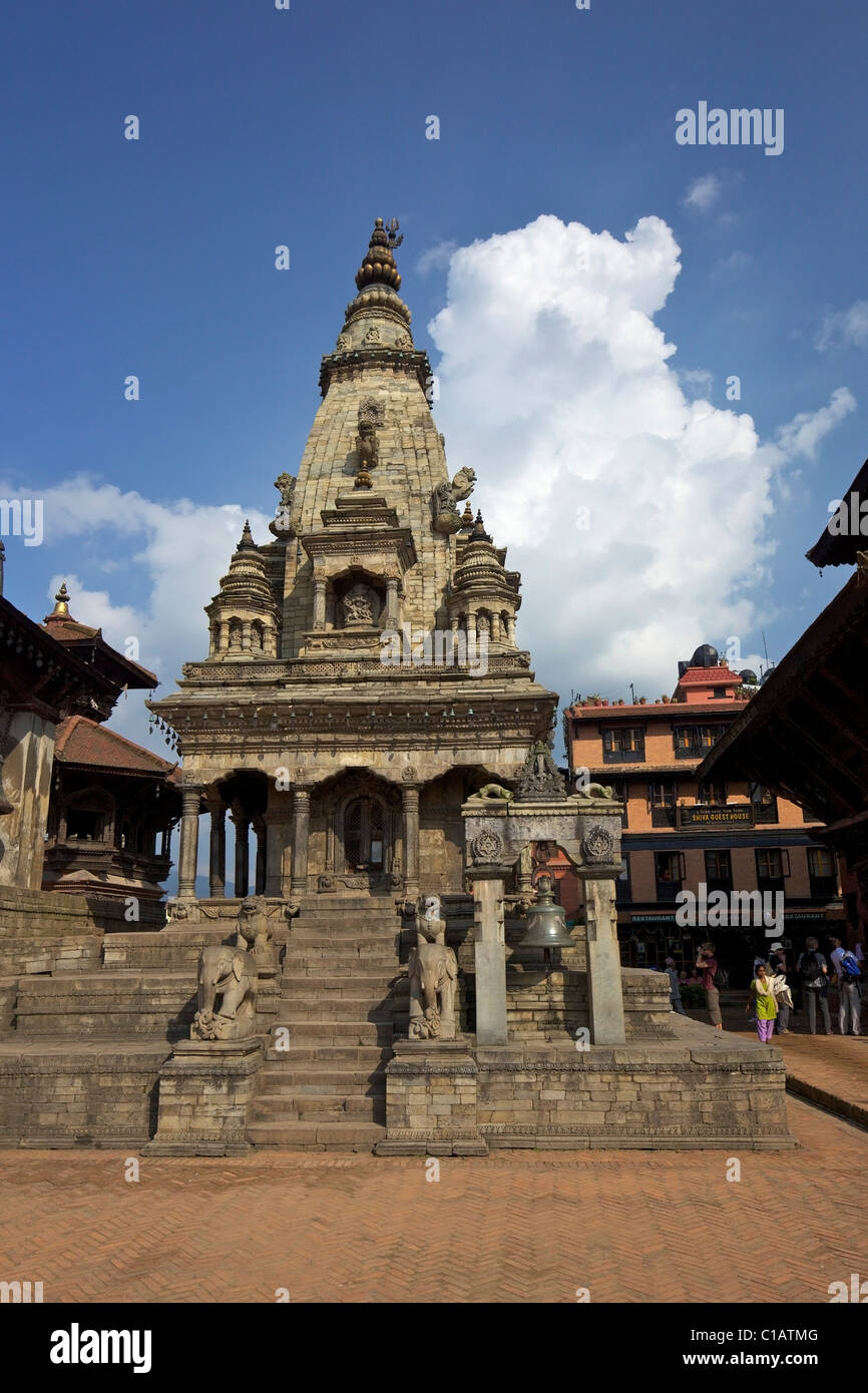 Vatsala Durga Temple, Durbar Square, Bhaktapur, UNESCO World Heritage site, Kathmandu Valley, Nepal, Asia Stock Photo