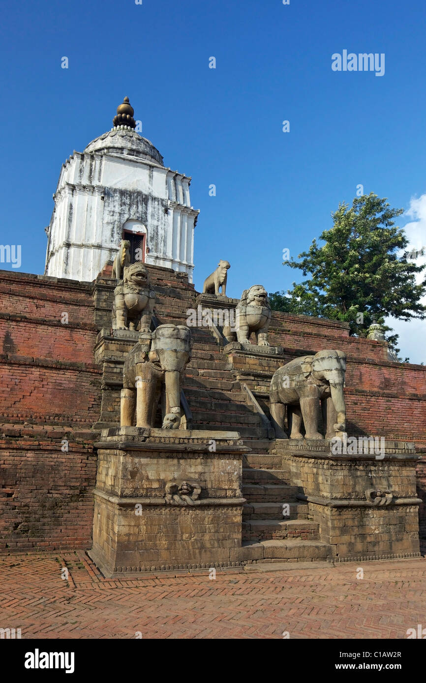 Fasidega Temple, Durbar Square, Bhaktapur, UNESCO World Heritage site, Kathmandu Valley, Nepal, Asia Stock Photo