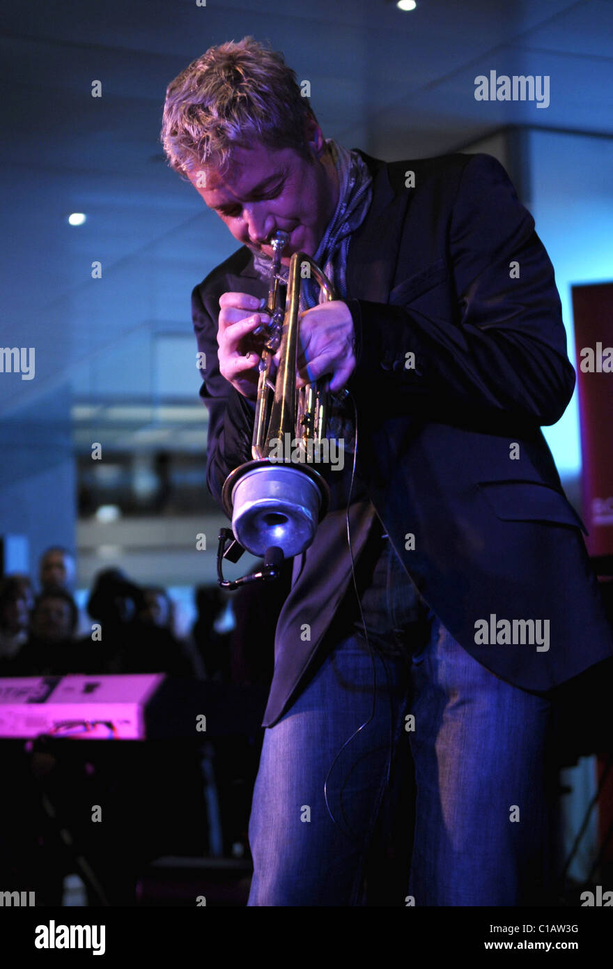Chris Botti and band appear at Borders in the Time Warner Center New York City, USA 03.04.09