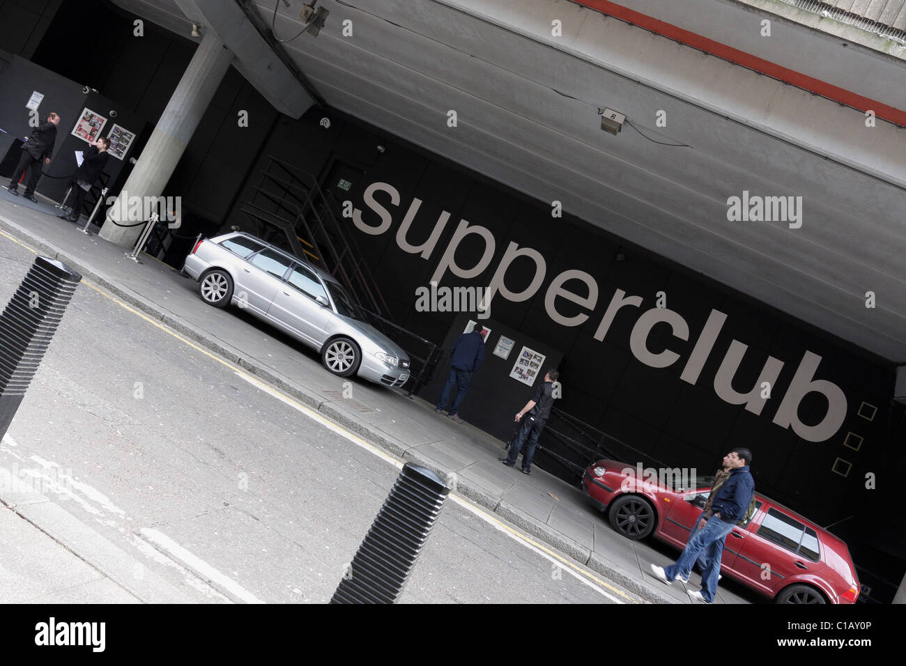 Supperclub in Acklam Road near portobello Road in West London, England. Stock Photo