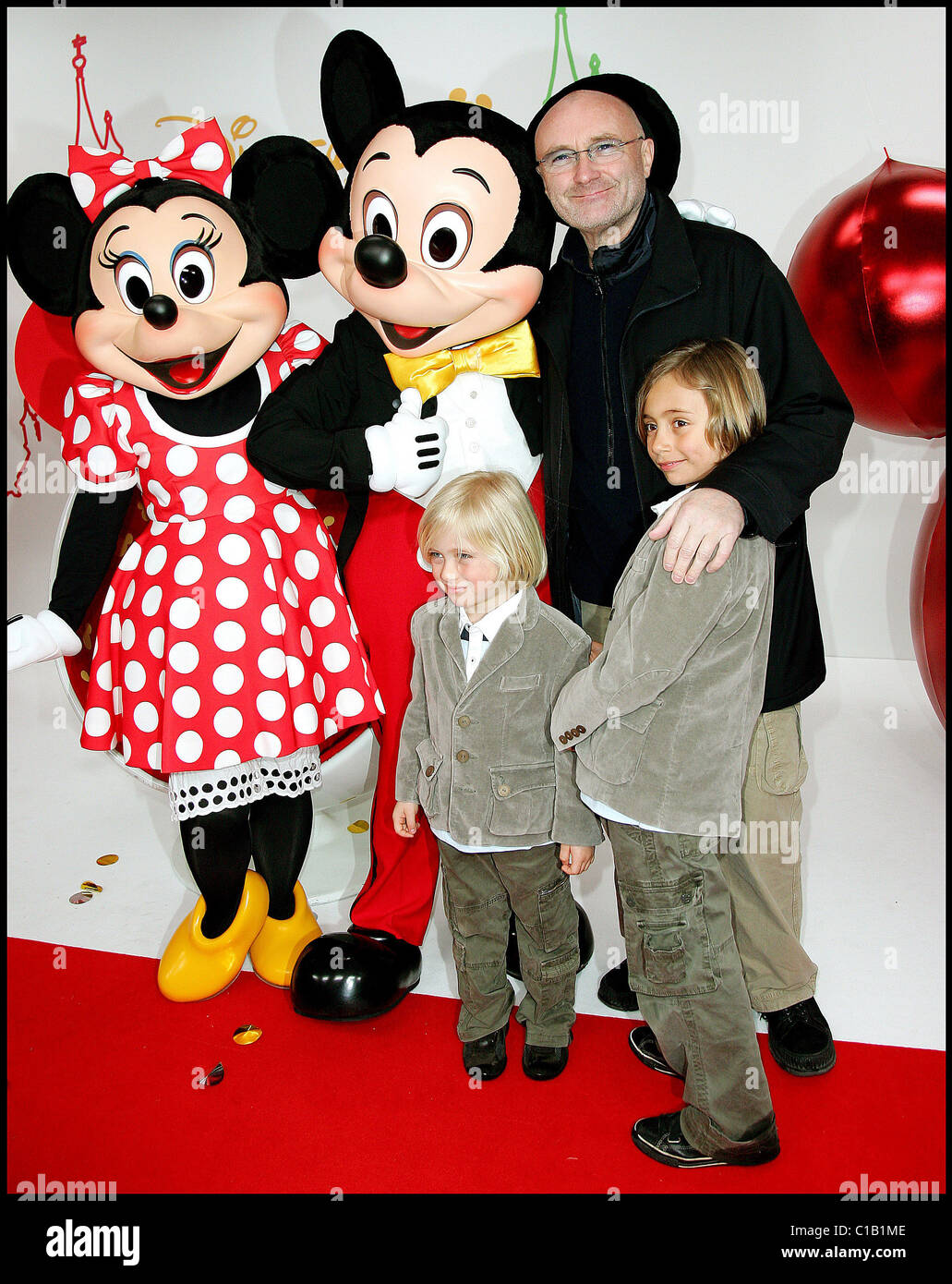Phil Collins with his children Mickey's Magical Party held at ...