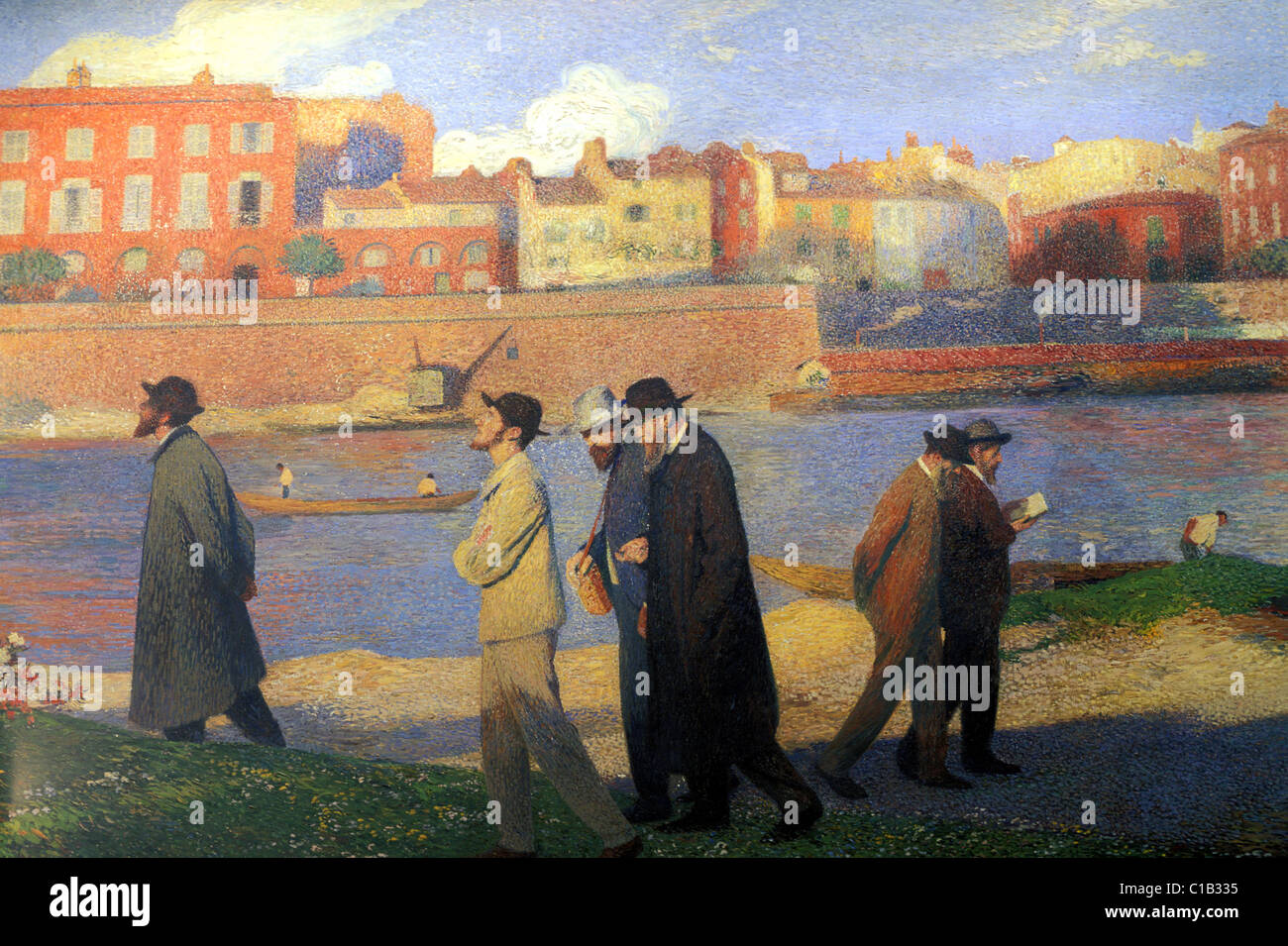 France, Haute Garonne, Toulouse, Henri Martin, Garonne banks, the dreamer Stock Photo