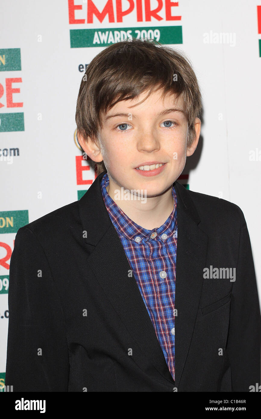 Bill Milner Jameson Empire Film Awards held at the Grosvenor House ...