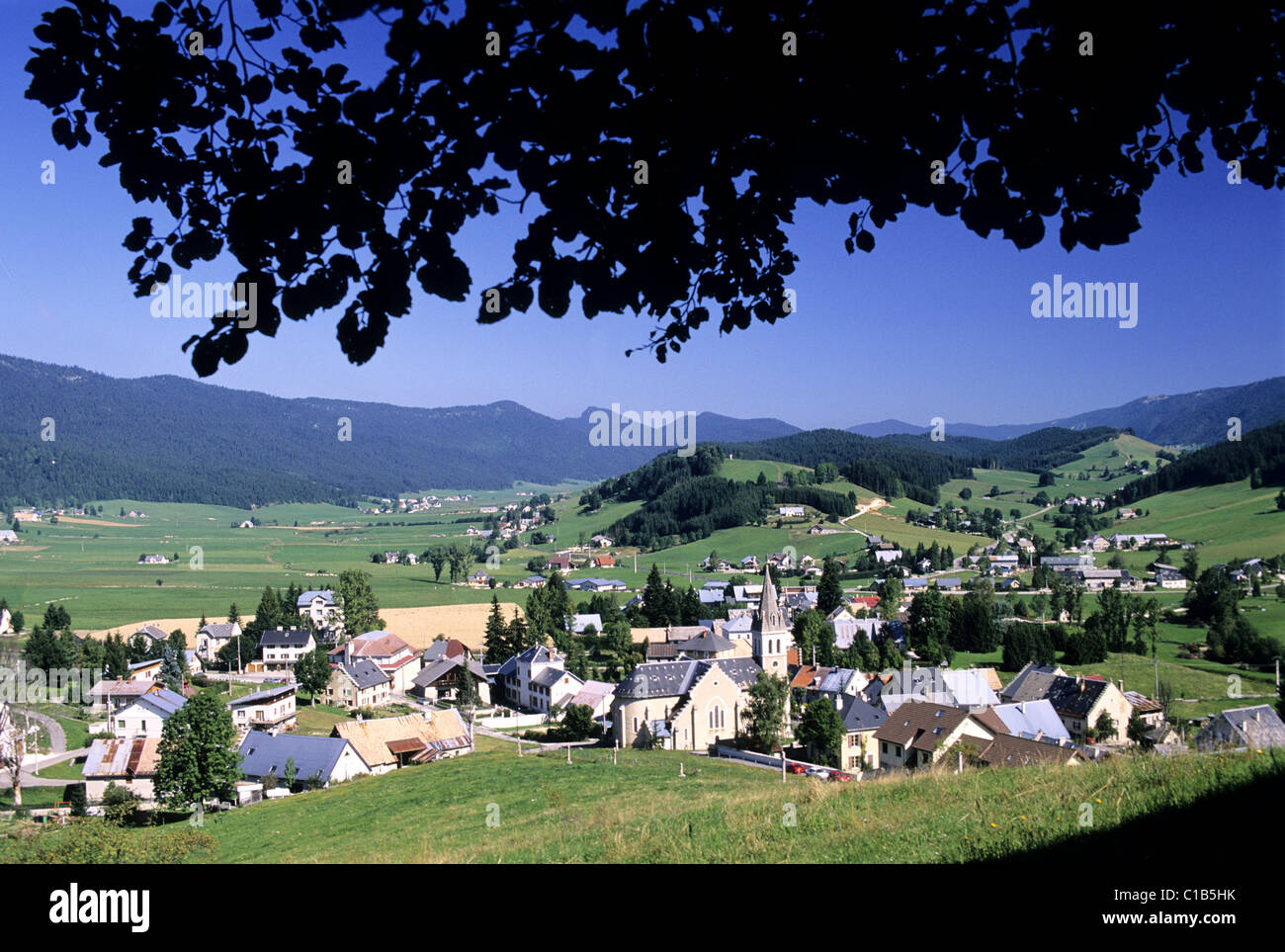 France, Isere, village of Meaudre in the Vercors natural regional park  Stock Photo - Alamy