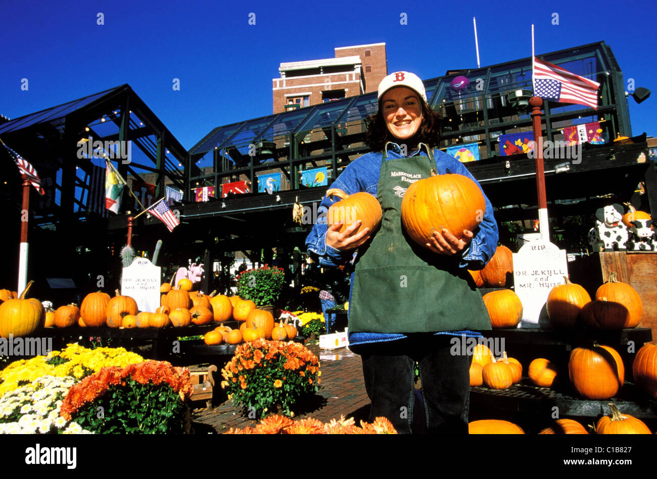 United States, Massachusetts, Boston at the time of Halloween, Faneuil