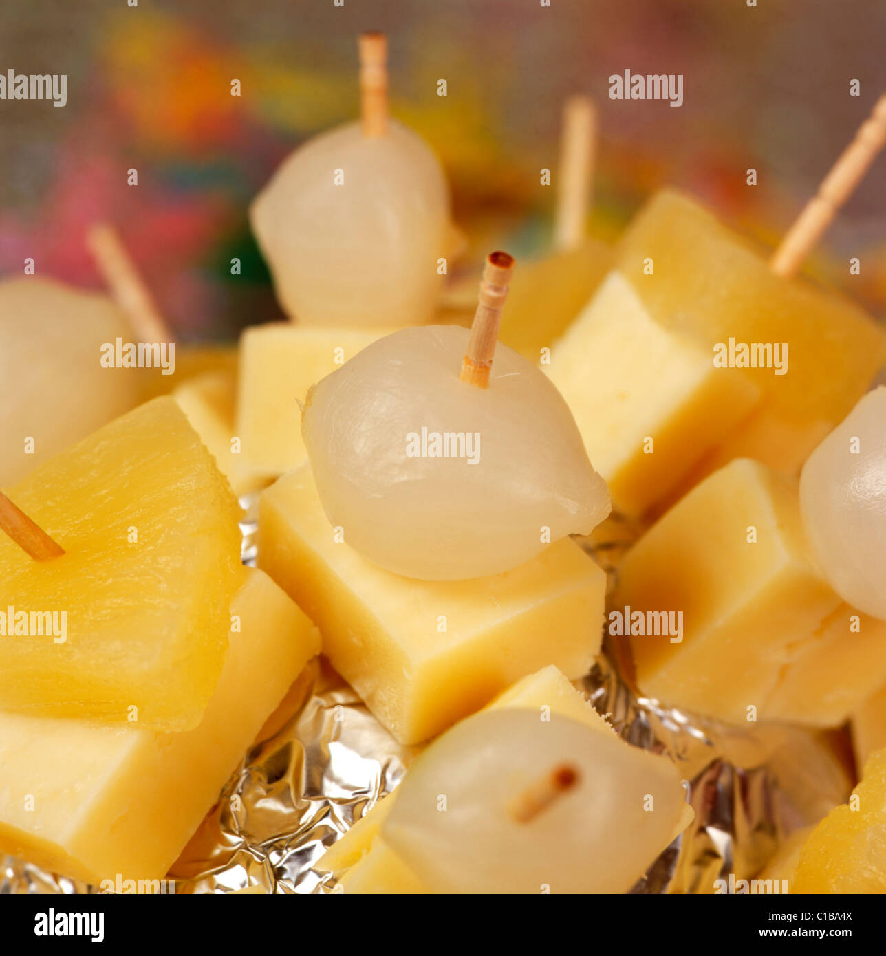 Cheese and pineapple on sticks hires stock photography and images Alamy