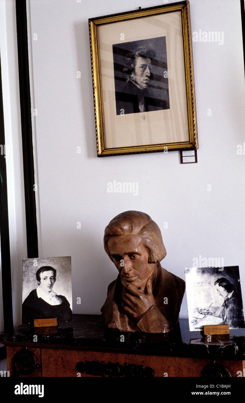 France, Paris, Polish Company of History and Literature (Chopin room) Stock Photo