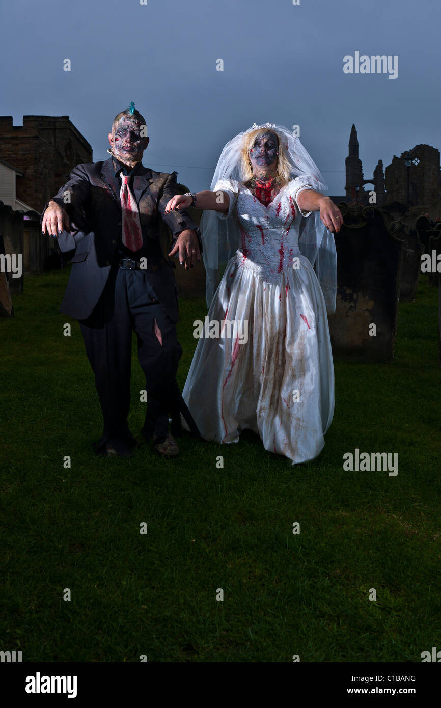 Cult events at Whitby in North Yorkshire Stock Photo