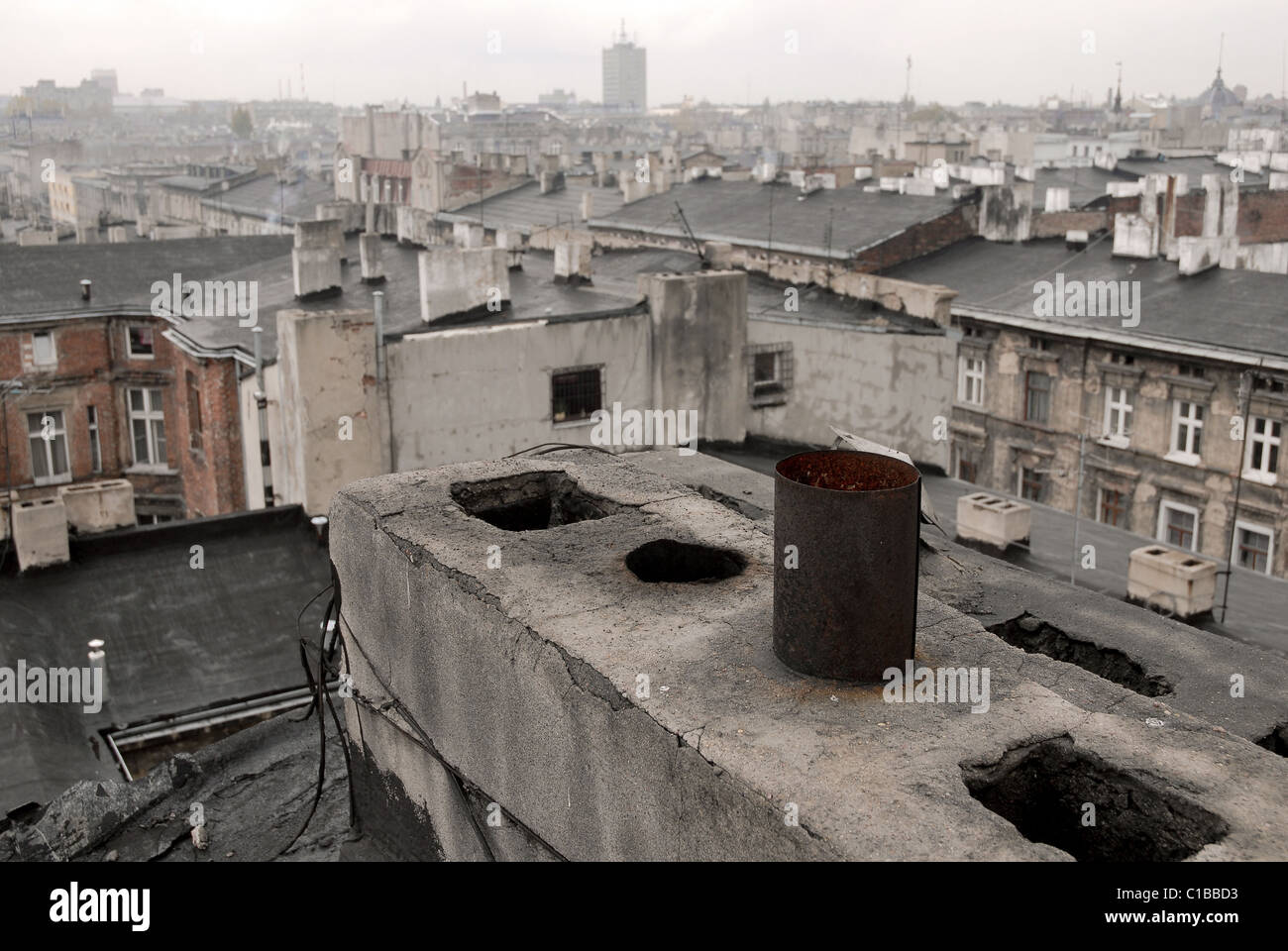 Lodz industrial city in central Poland Stock Photo Alamy