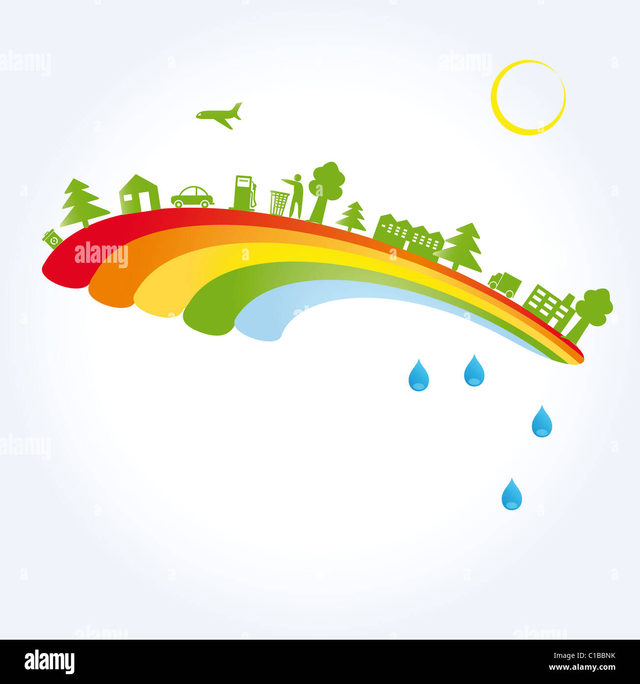 Ecology concept you can use on Earth Day Stock Photo