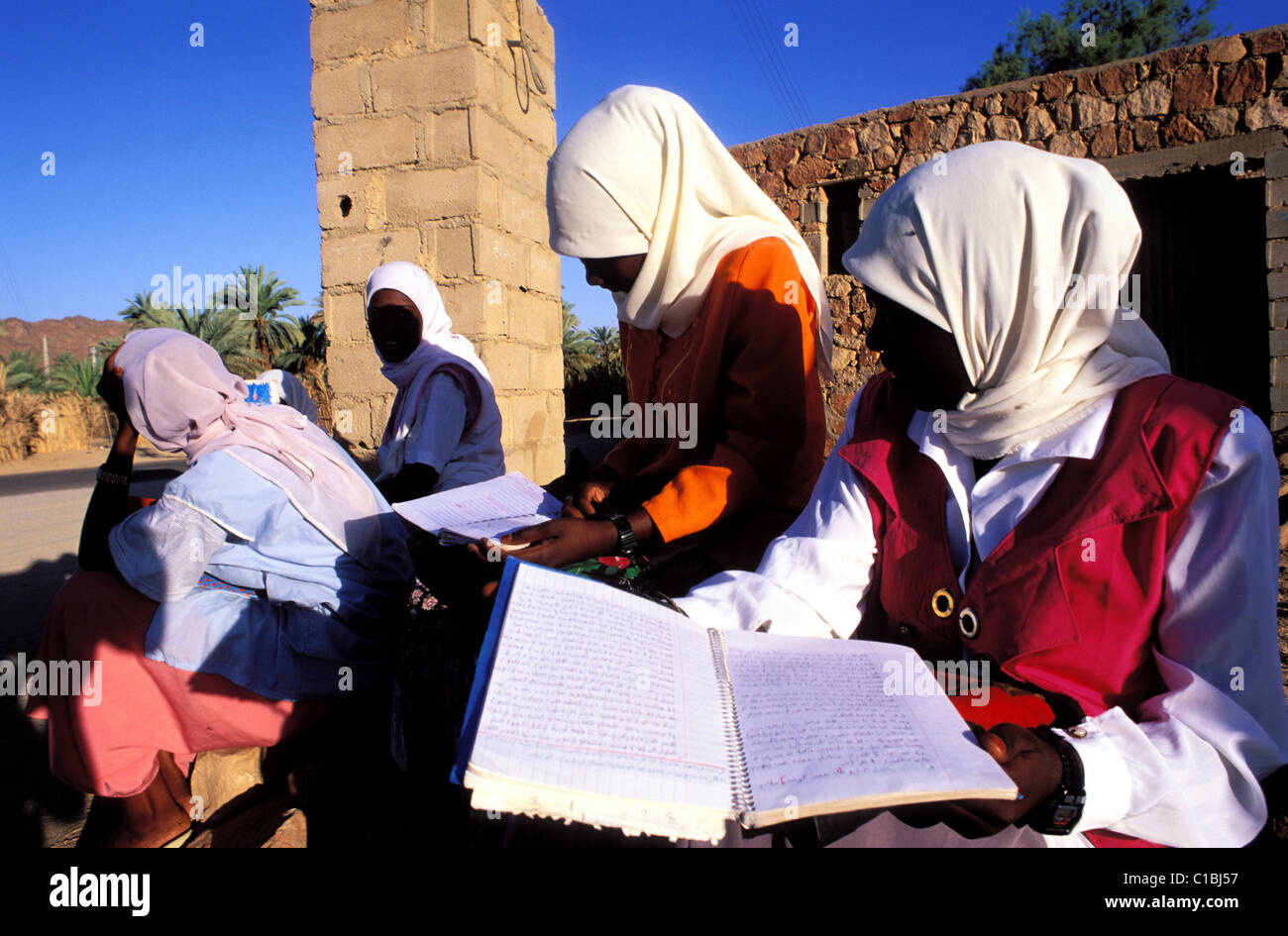 Algeria, Djanet, touareg celebration of the Sebiba Stock Photo