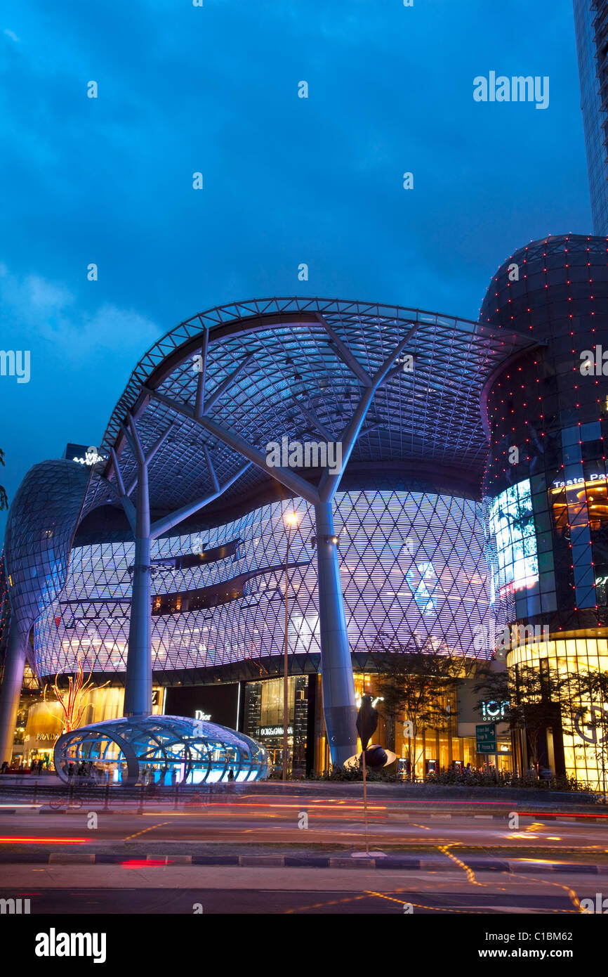 ION Orchard Mall, in the shopping district of Orchard Road, Singapore Stock Photo