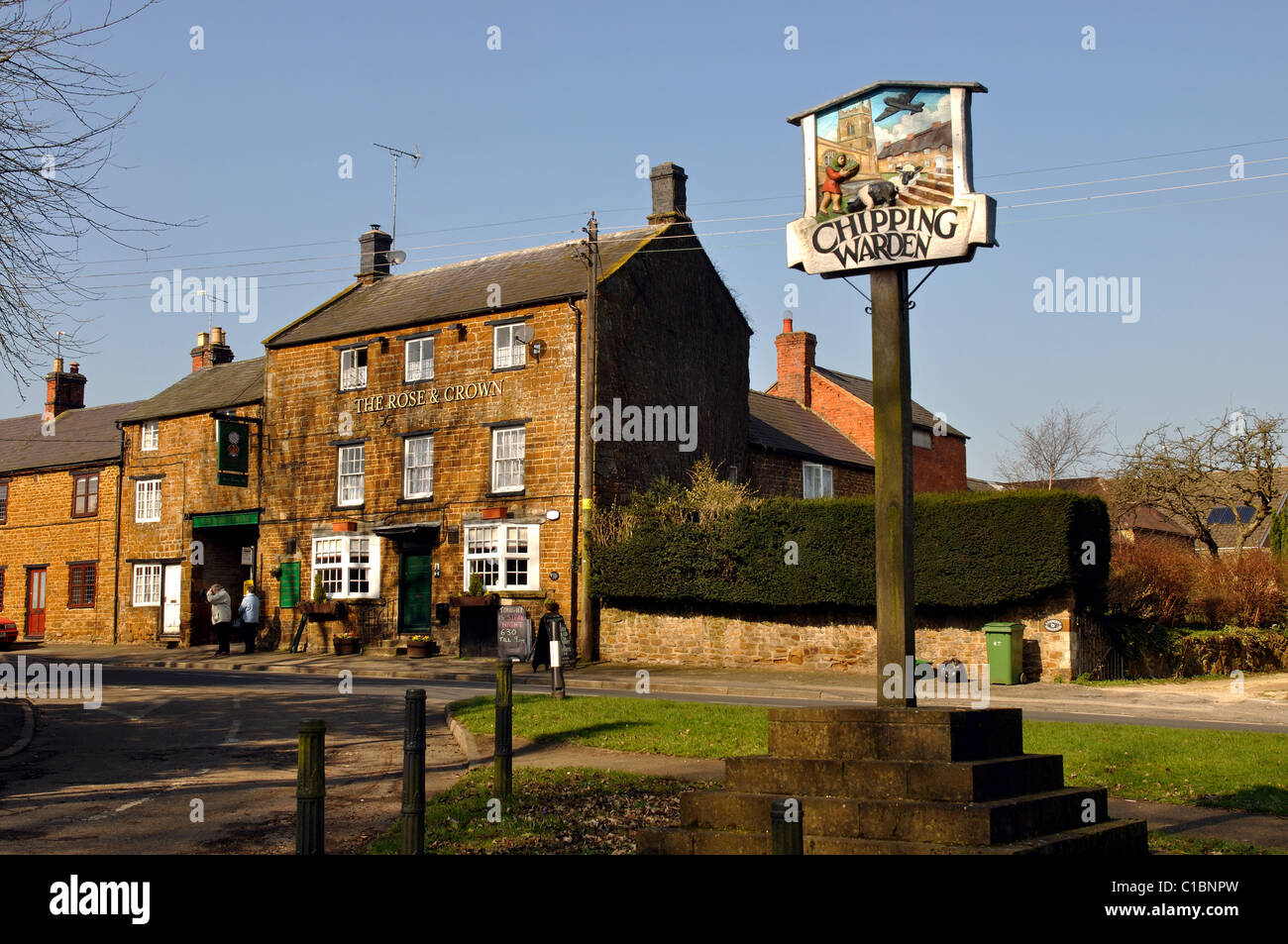 Chipping Warden village, Northamptonshire, England, UK Stock Photo Alamy