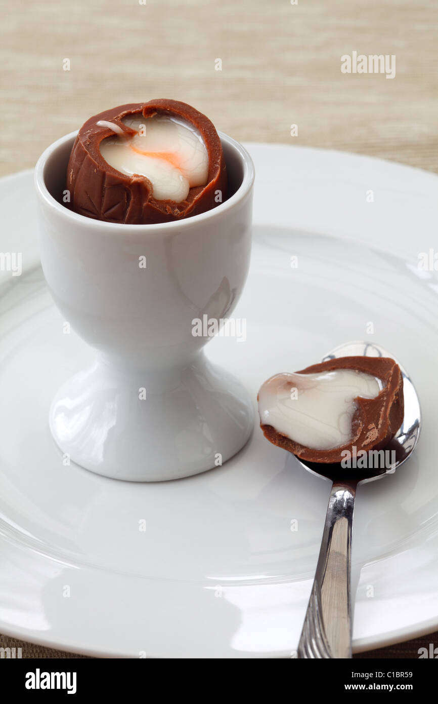 Cadburys chocolate creme egg Stock Photo