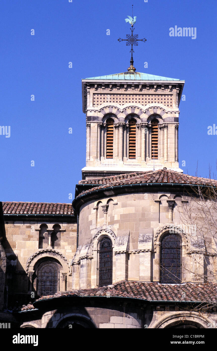 France, Drome, Valence, Saint Apollinaire cathedral Stock Photo Alamy