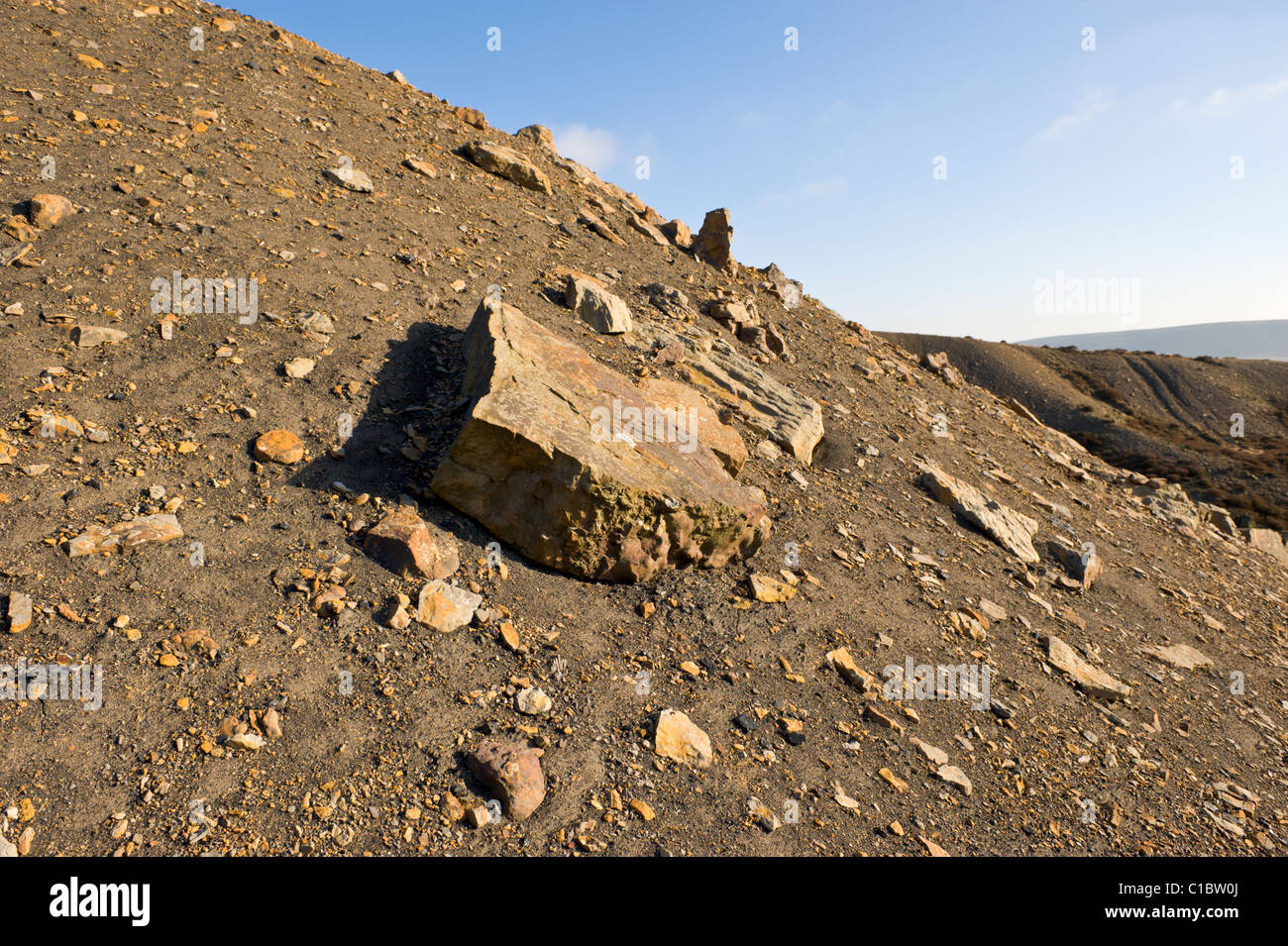 Canada Tips WW2 opencast workings mining coal and iron ore part of