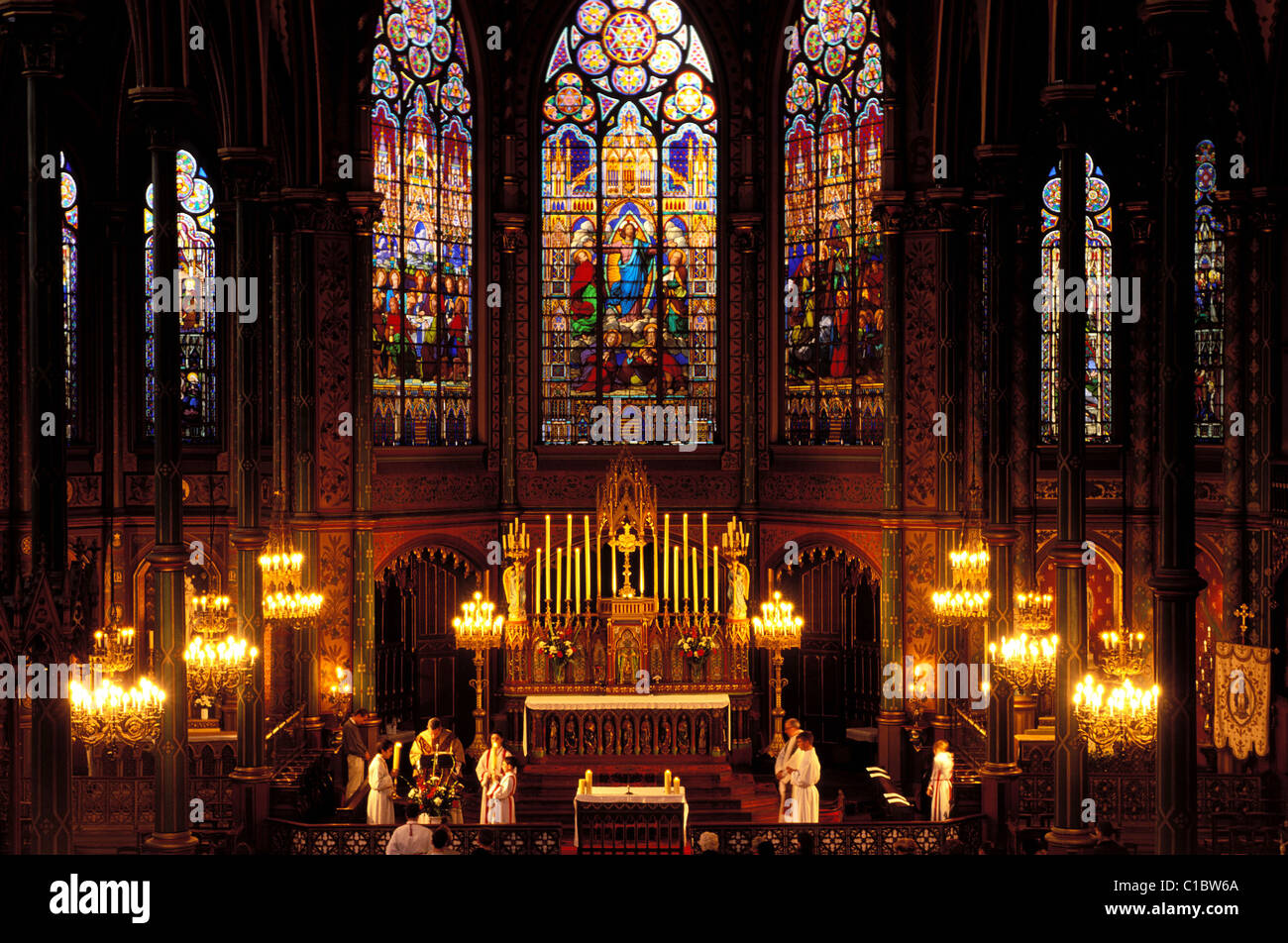 France, Paris, Sainte Cecile church Stock Photo Alamy