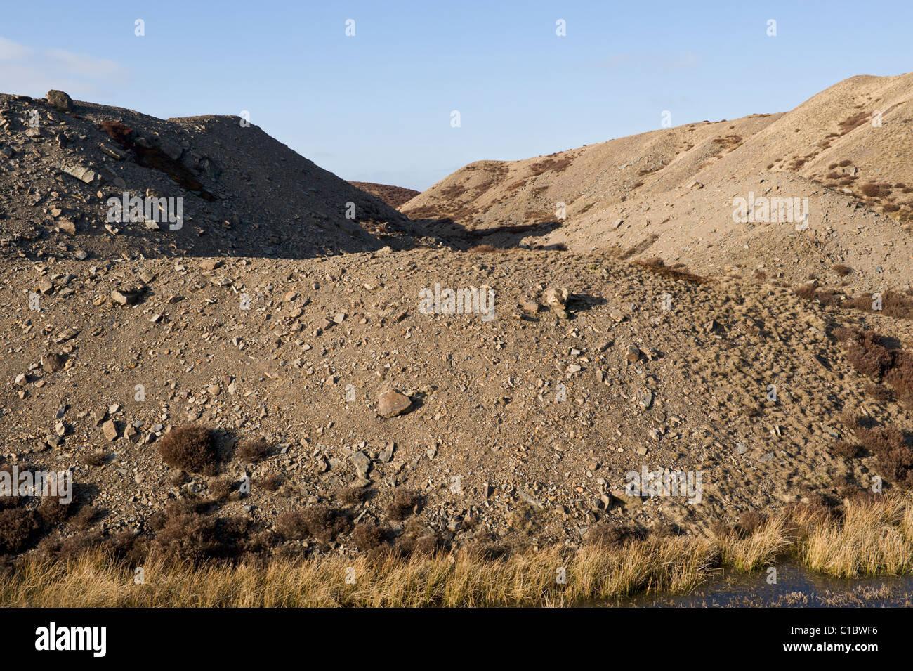 Canada Tips WW2 opencast workings mining coal and iron ore part of
