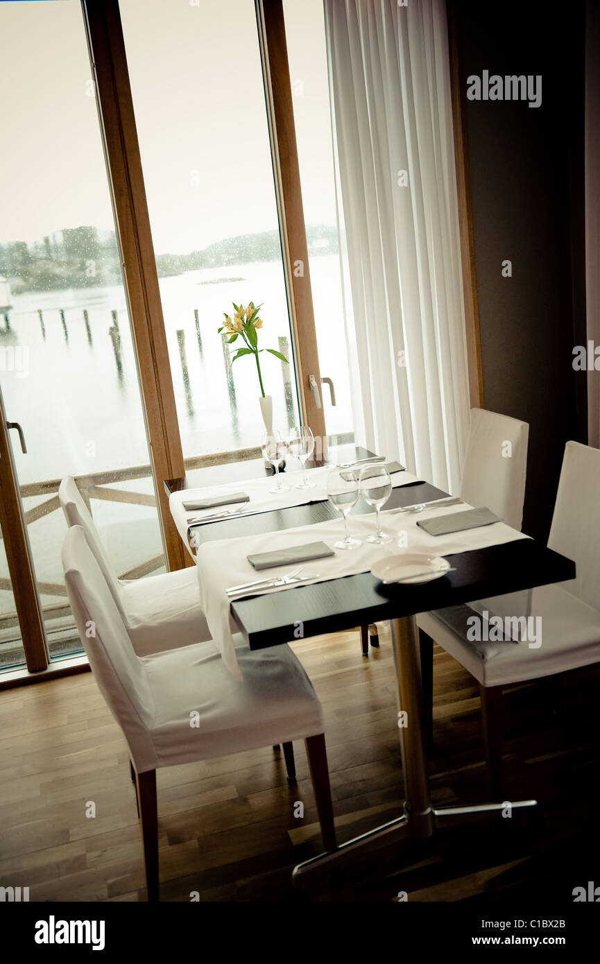 Restaurant, Gullmarsstrand Hotel,Fiskebackskil, Northern Sea, West ...