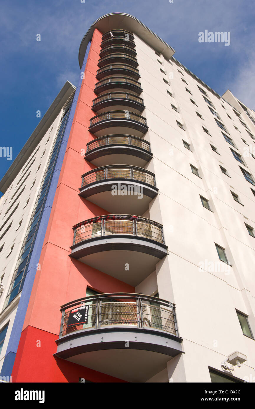 Landmark Place apartments one for sale with balconies in Cardiff city