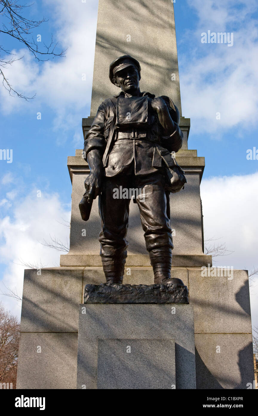 York and Lancaster Regiment First World War Memorial Stock Photo