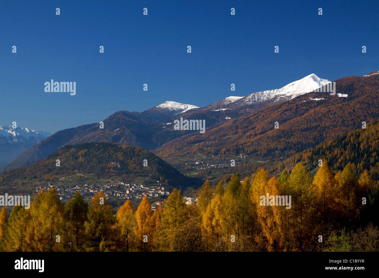 Telve village, Valsugana valley, Trentino Alto Adige, Italy, Europe Stock Photo