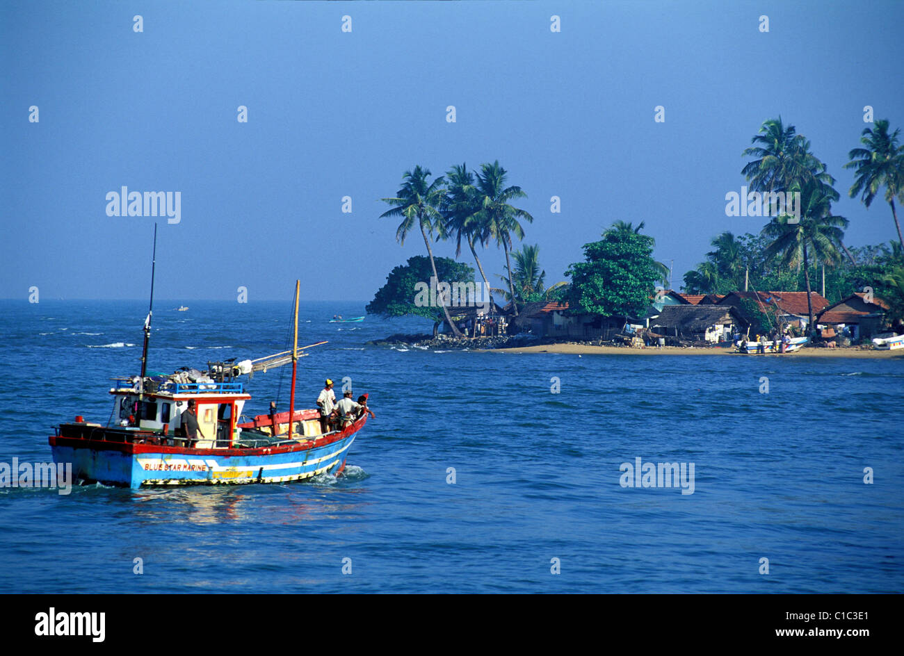 Sri Lanka, Negombo, fishing harbour Stock Photo - Alamy