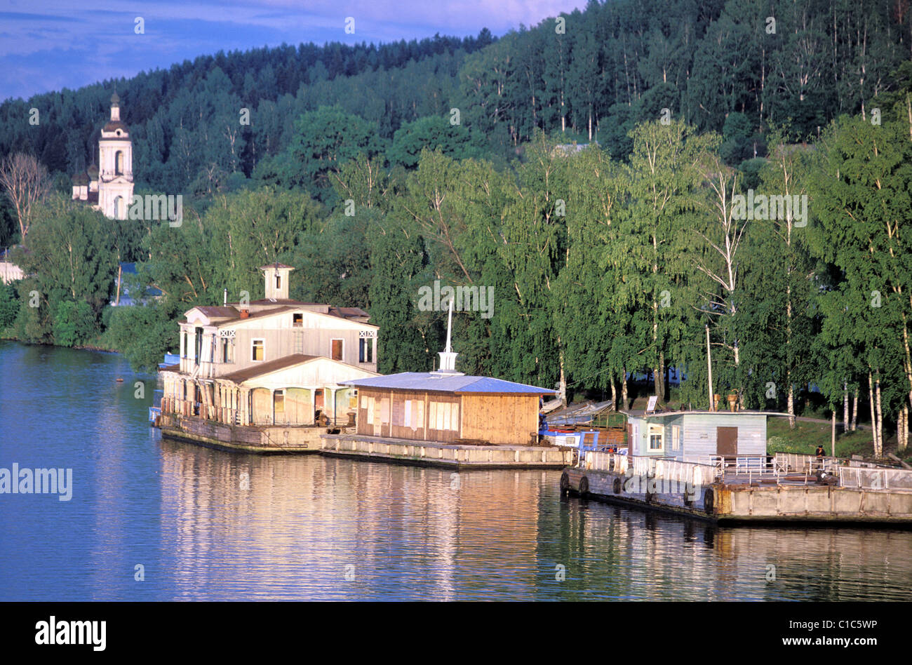 Russia, west, Pilos, the lovely Volga riverside Stock Photo