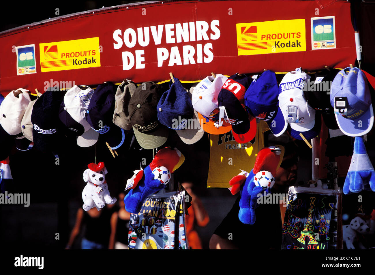 France, Paris, gift shop Stock Photo Alamy
