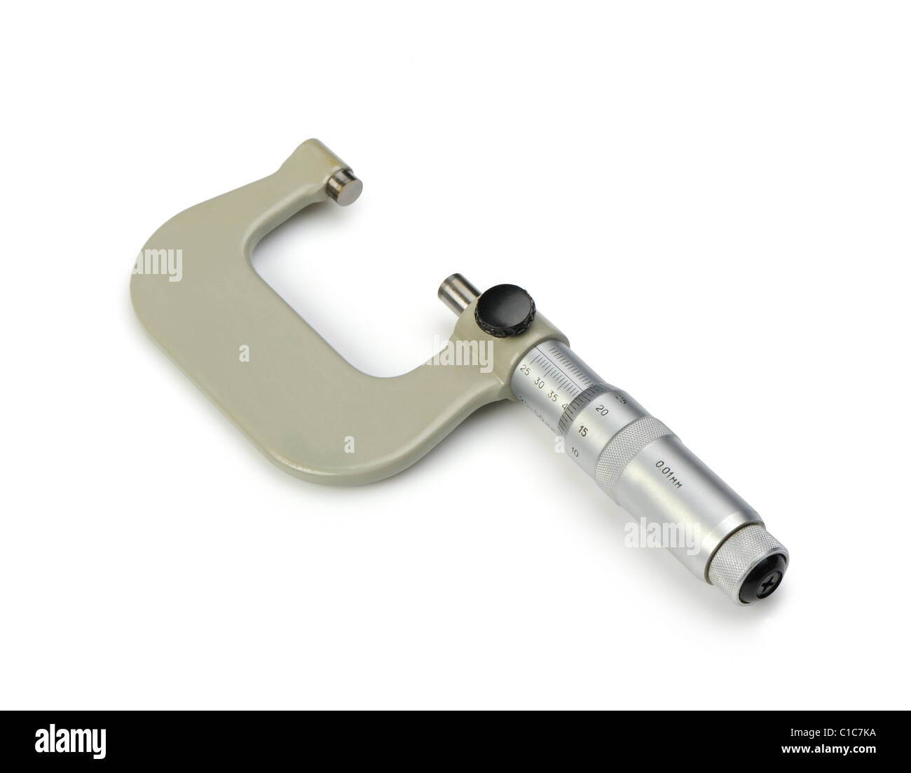 Micrometer.Instrument for microscopic or tiny measurements Stock Photo