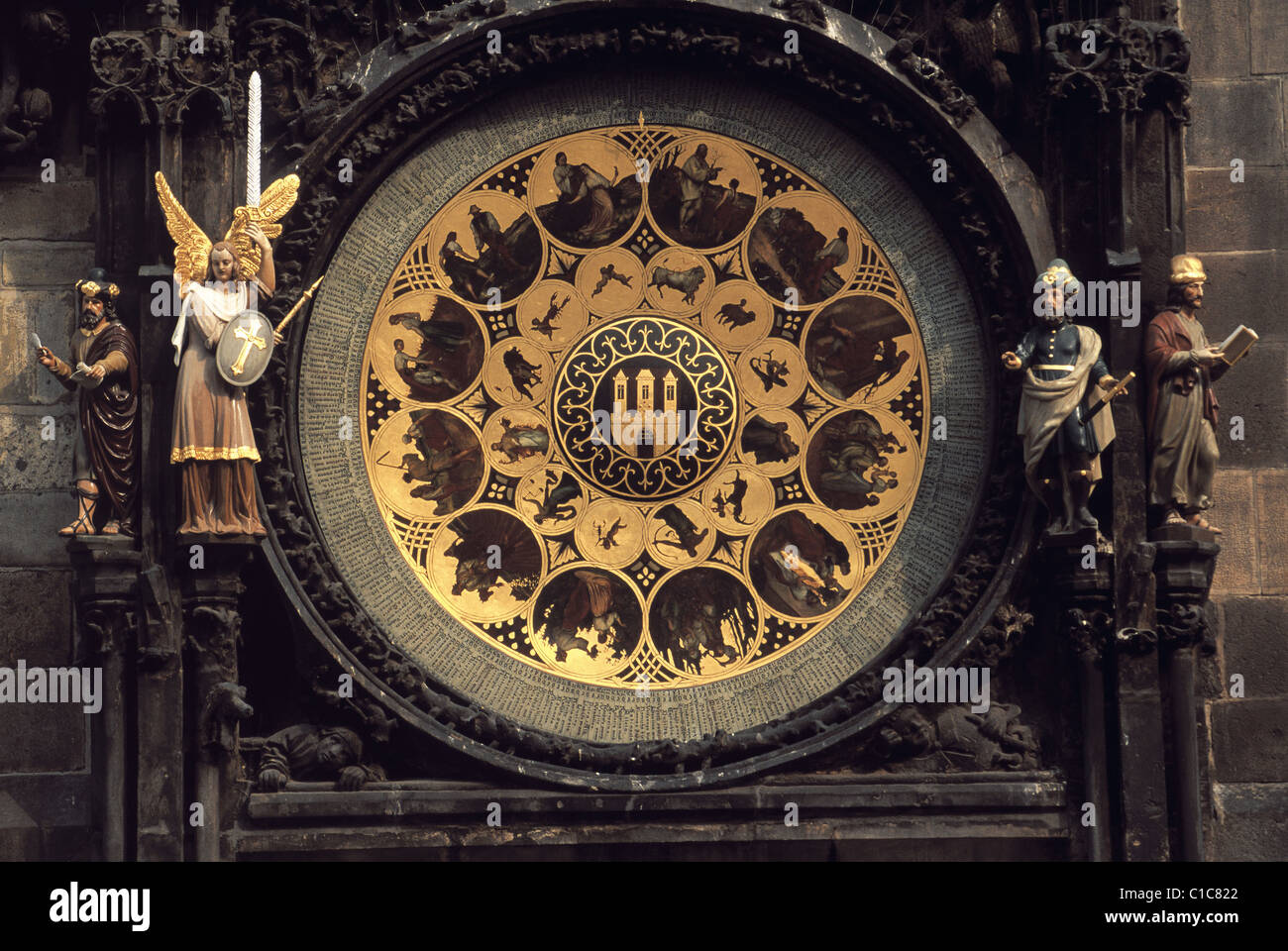 Czech Republic, Prague, astronomic clock Stock Photo