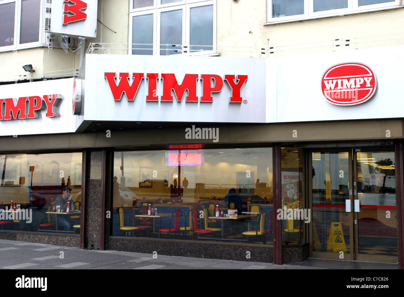 Wimpy Restaurant, Southend-on-sea Stock Photo
