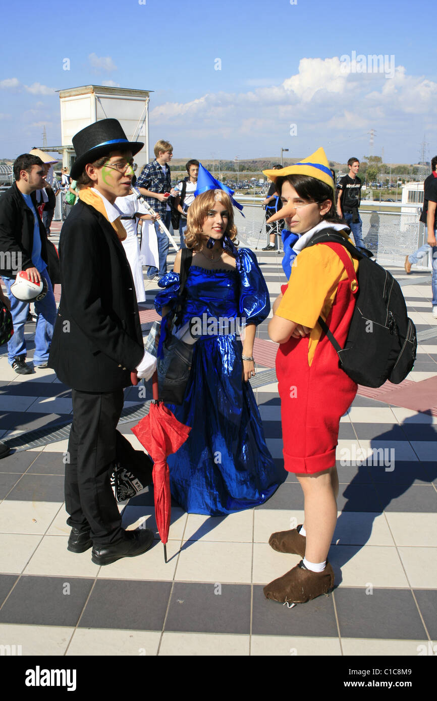 Cos Rom People dressed cosplay characters romics hi-res stock photography and ...