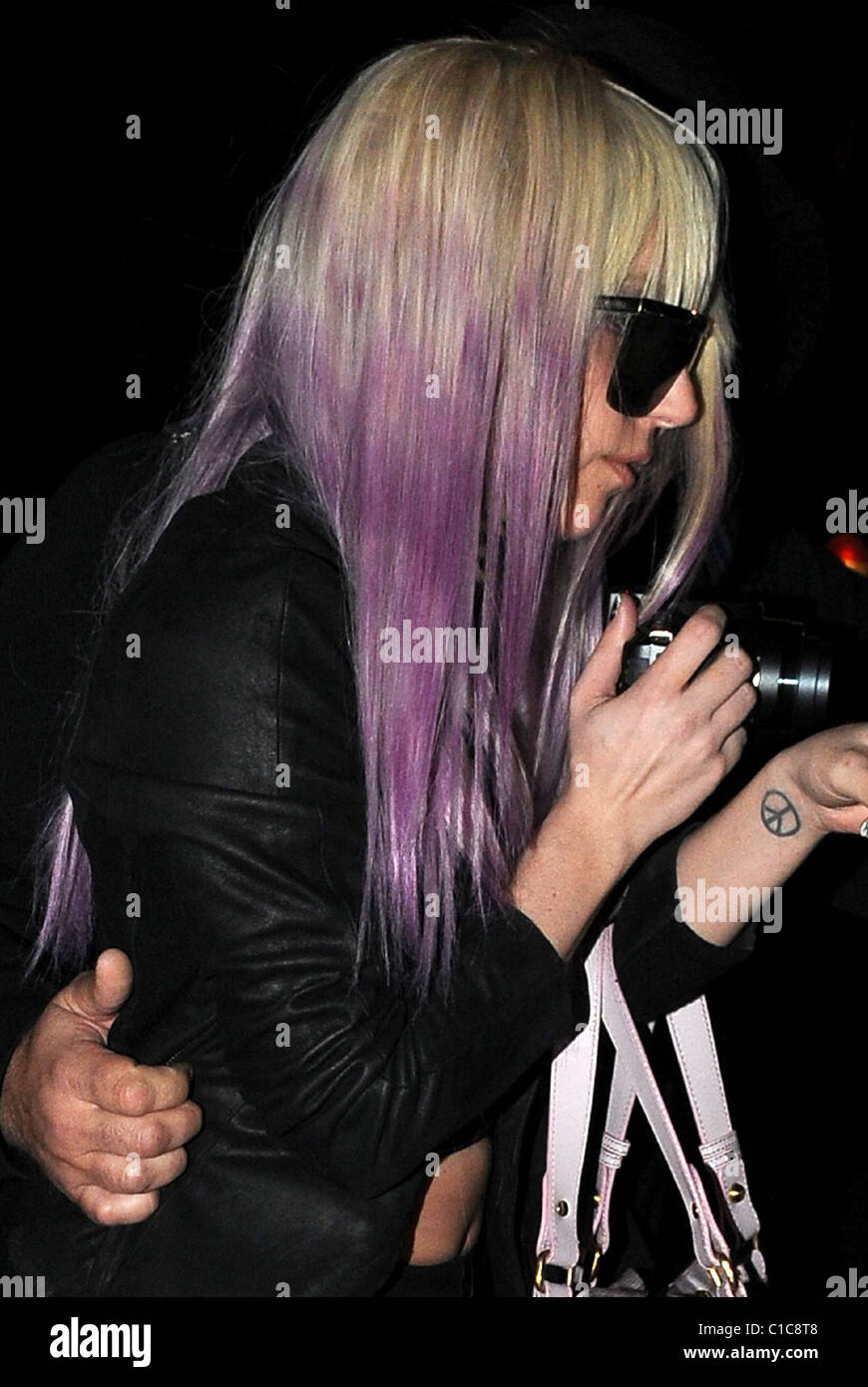 Lady Gaga Aka Joanne Stefani Germanotta With Pink Highlighted