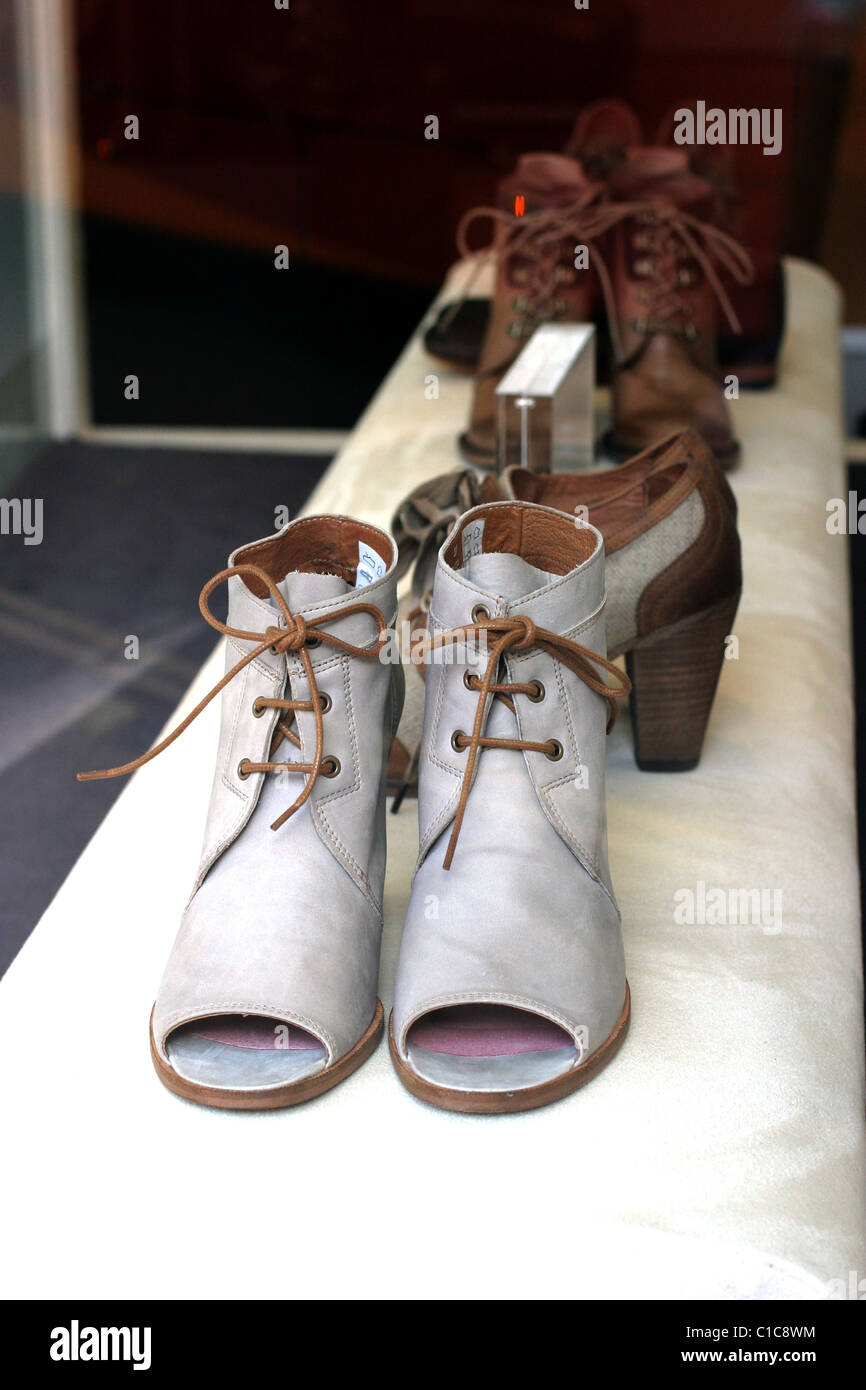 Trendy shoe shop oxford england stock photo alamy
