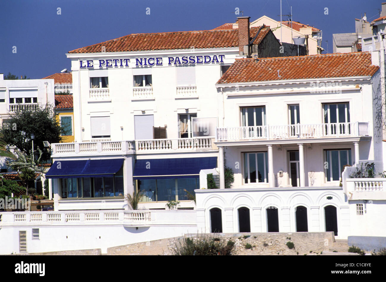 France Bouches Du Rhone Marseille Le Petit Nice Passedat Luxury Hotel And Restaurant Stock Photo Alamy