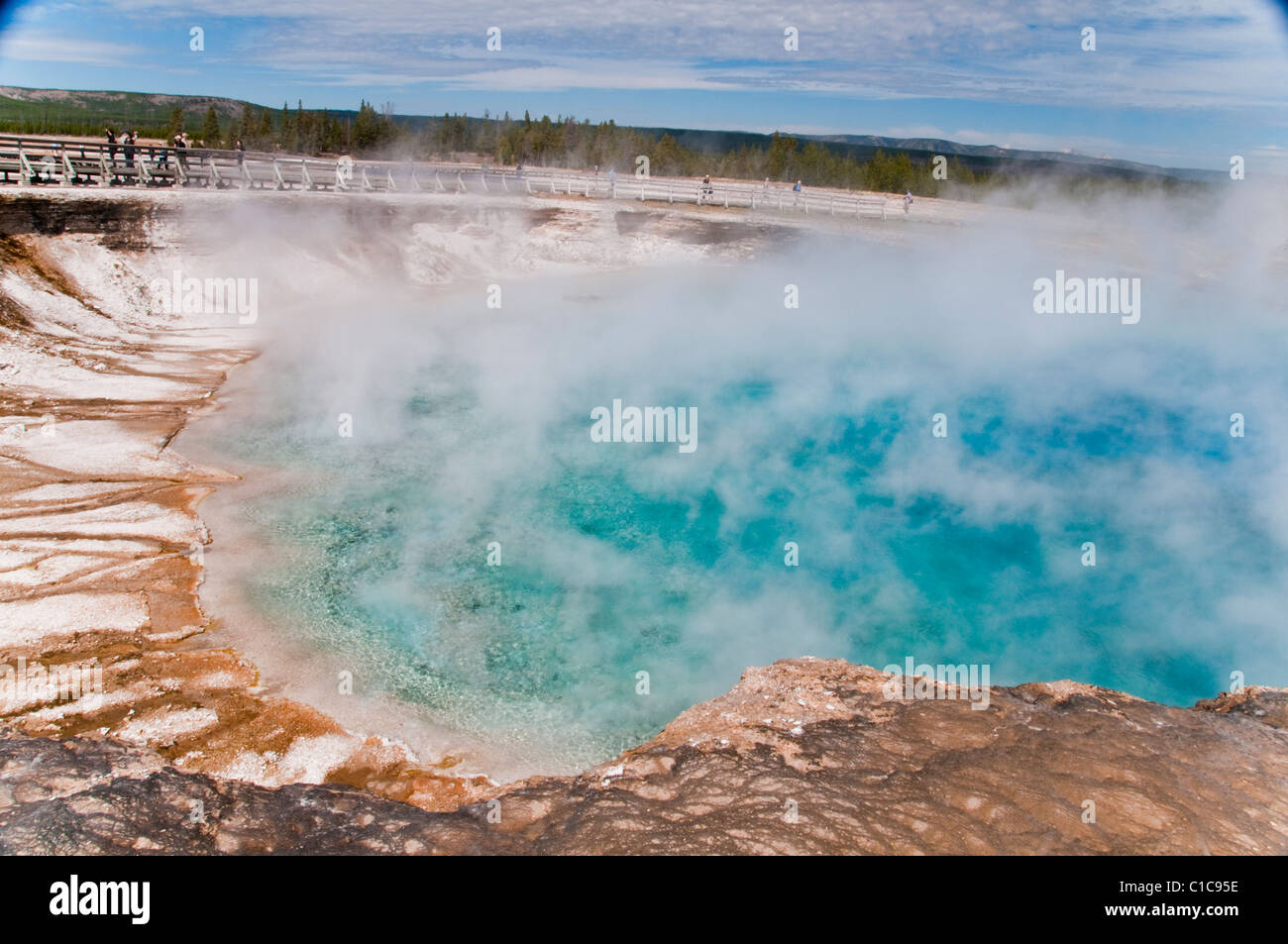 Midway Geyser Basin,Geysers,Grand Prismatic Spring, Sulphurous, Mudpots
