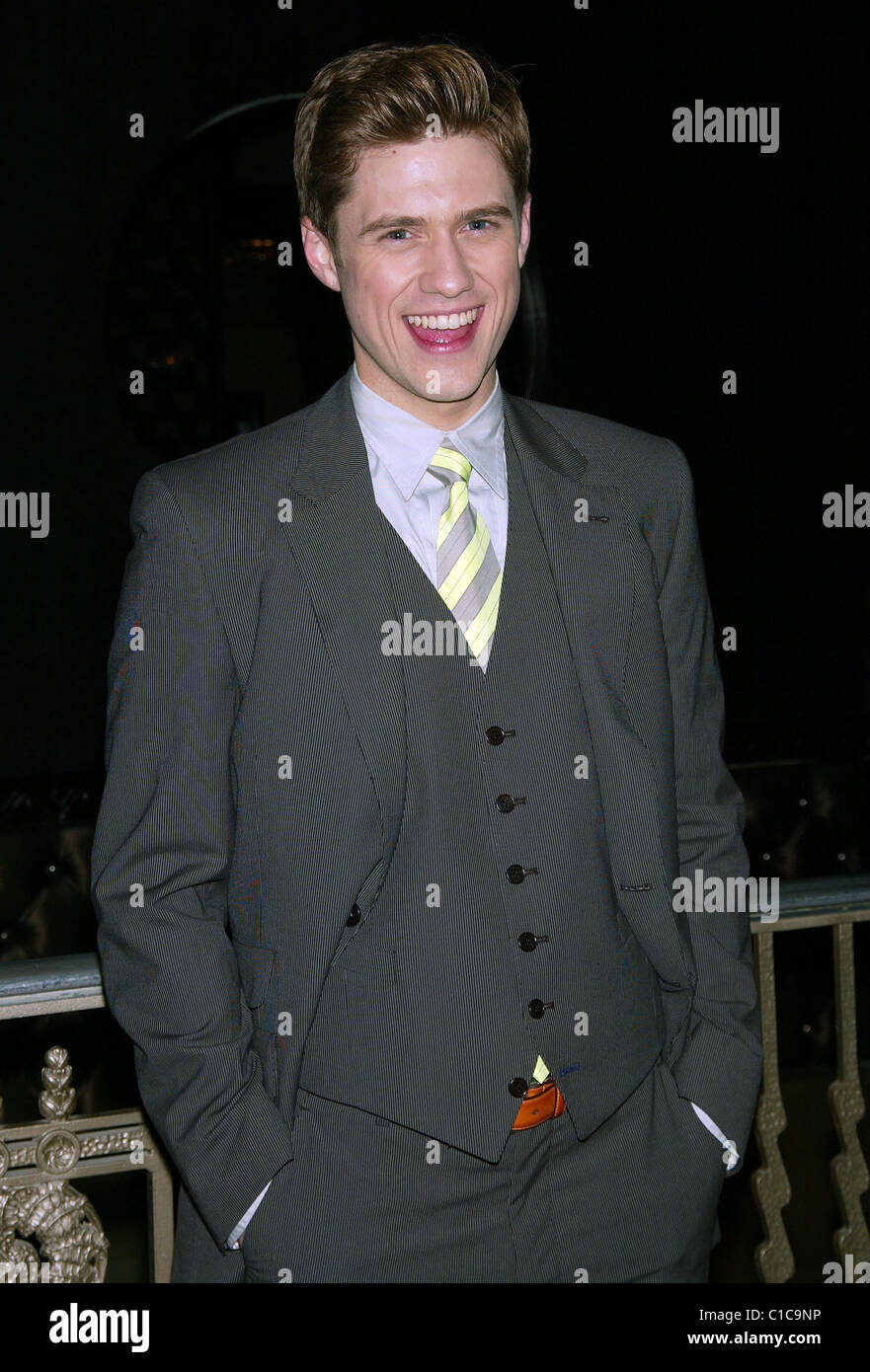 Aaron Tveit From The Tv Show Gossip Girl Opening Night After Party For The Broadway Musical Next To Normal Held At The Edison Stock Photo Alamy