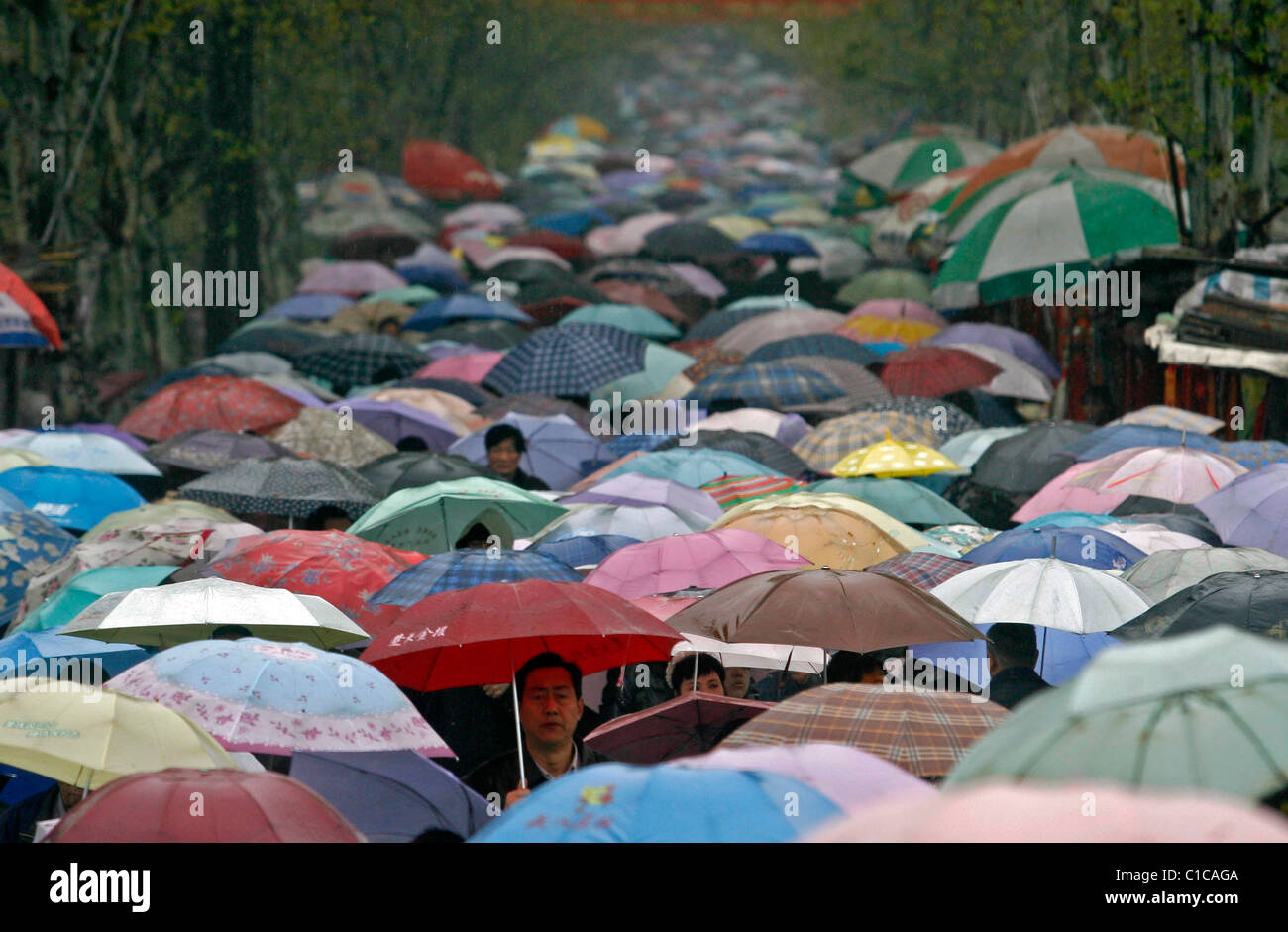 The Chinese mark tombsweeping day on 4th April by visiting the graves