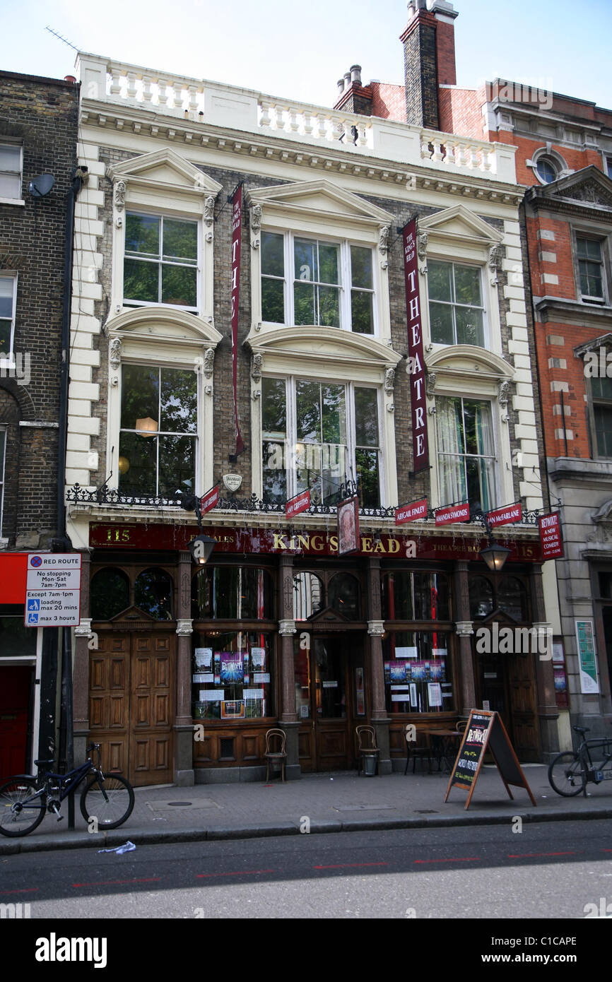 General View gv of the Kings Head Theatre Pub in Islington, London, England. Stock Photo
