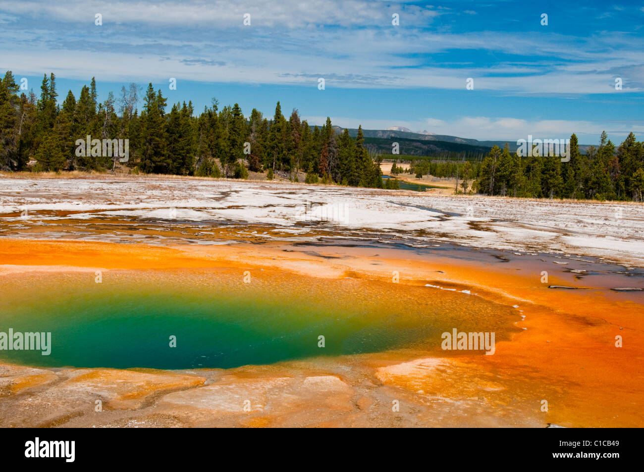 Midway Geyser Basin,Geysers,Grand Prismatic Spring, Sulphurous, Mudpots ...