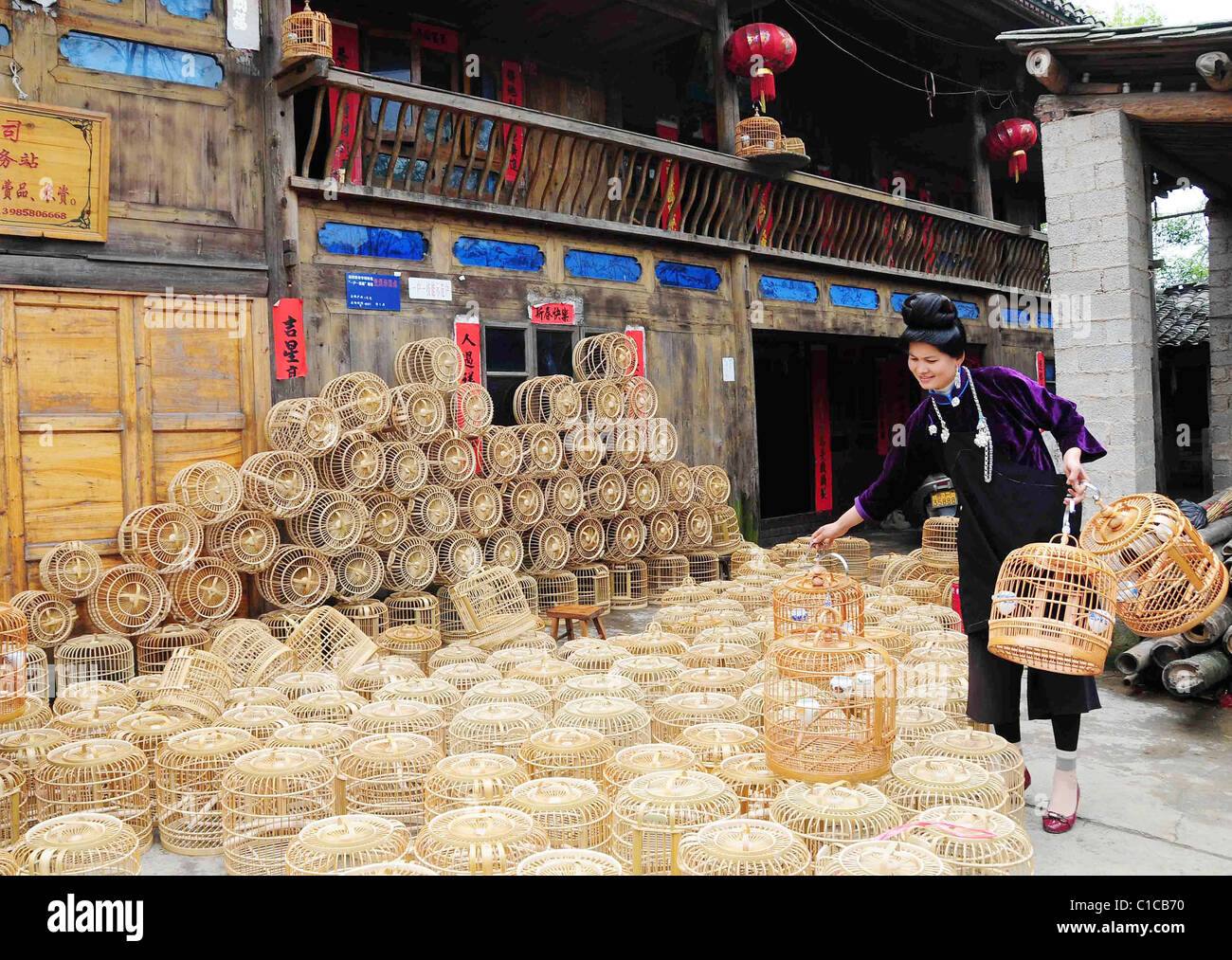 Birdcage city Kala Village in south west China is dubbed Birdcage City