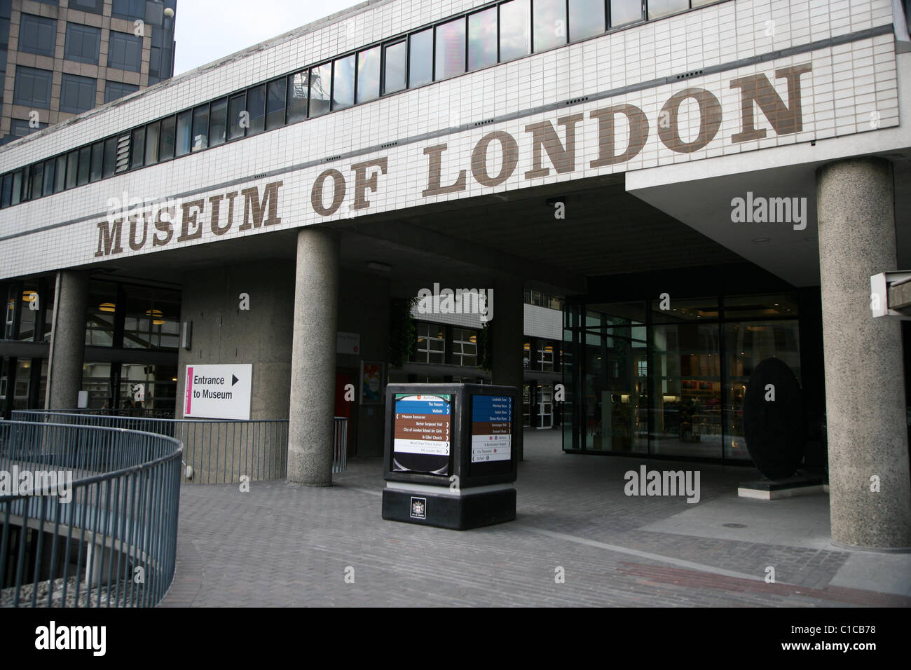 General View gv of the Museum of London in London, England. Stock Photo