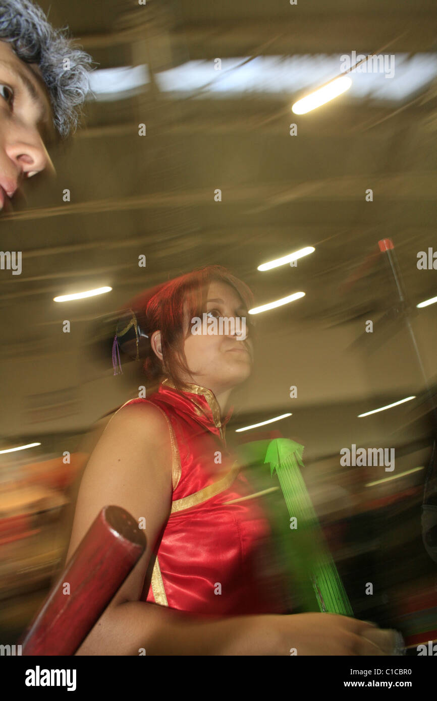 Cos Rom Teenagers Dressed Cartoon Characters High Resolution Stock Photography ...