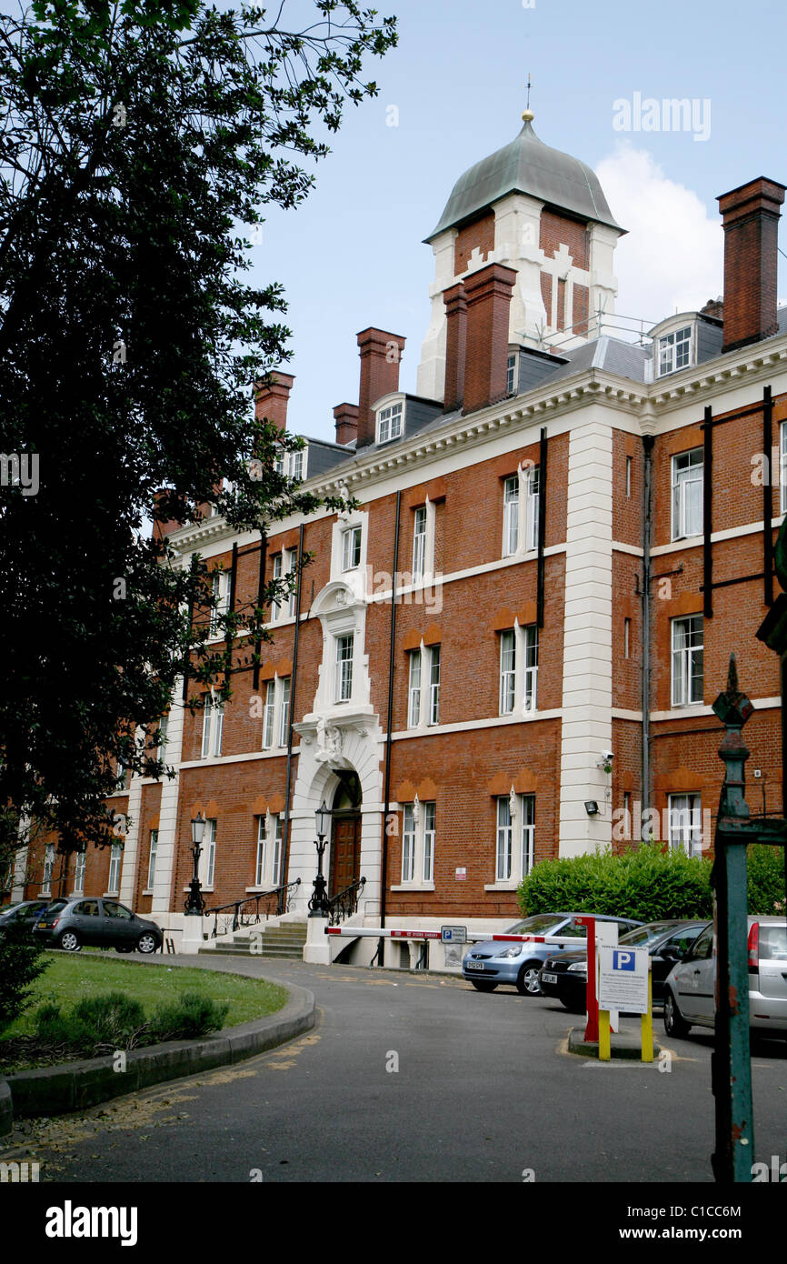 General View GV of The London Chest Hospital in Bethnal Green, London, England. Stock Photo