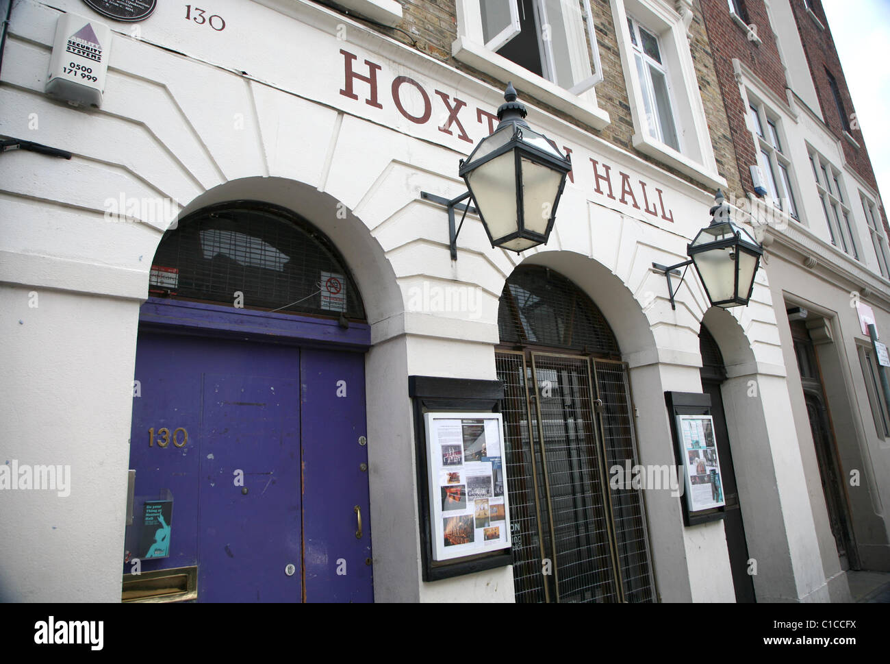Genral View GV of Hoxton Hall, an entertainment venue in Hoxton, London, England. Stock Photo